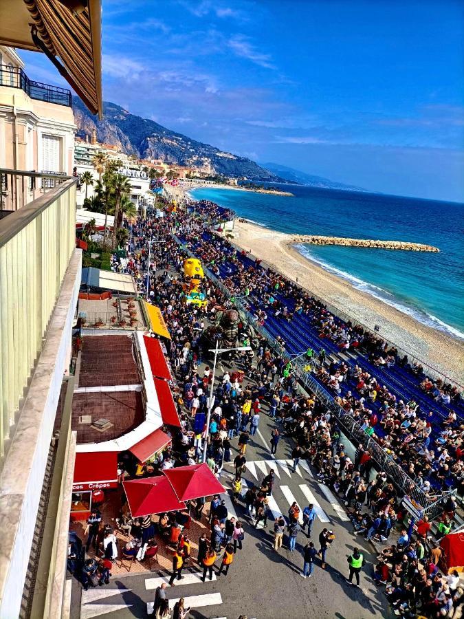 Seaviews By Jenni Menton, La Suite, Superbe Front De Mer, Top Emplacement Avec Terrasse Et Parking! Exterior foto